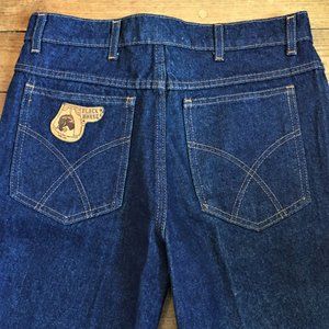 French 1970s Women Vintage Straight High Waisted Pants